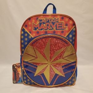 Captain Marvel Backpack Avengers Kids Bookbag